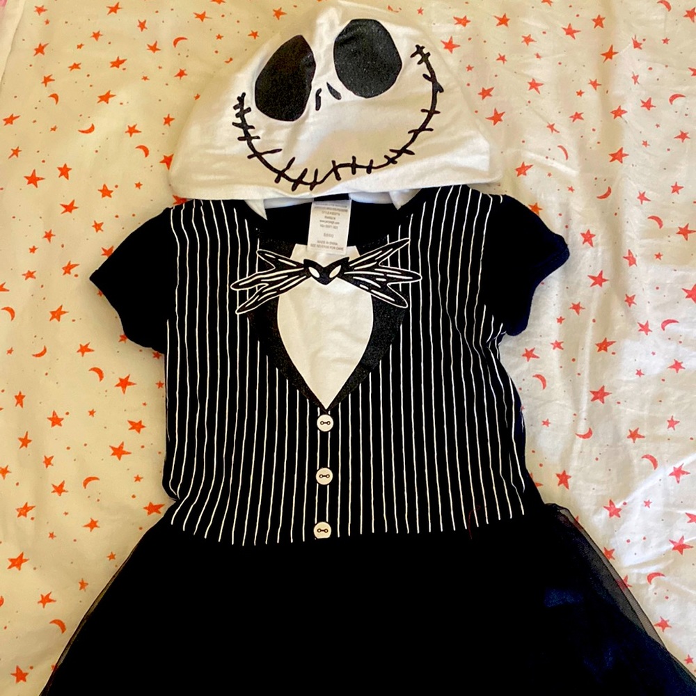 Toddler girl Jack Skellington dress.